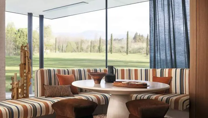 Casamance Scotia fabrics featuring luxurious wool checks, embroidered jacquards and Highland-inspired upholstery textiles