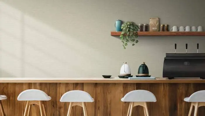 Maya Romanoff Wisping Weaves wallpaper featuring woven textile inspired textures and soft tonal variation