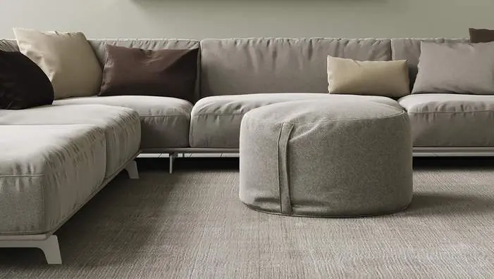 Sekers Arcadia faux wool upholstery fabrics with melton and twill inspired textures