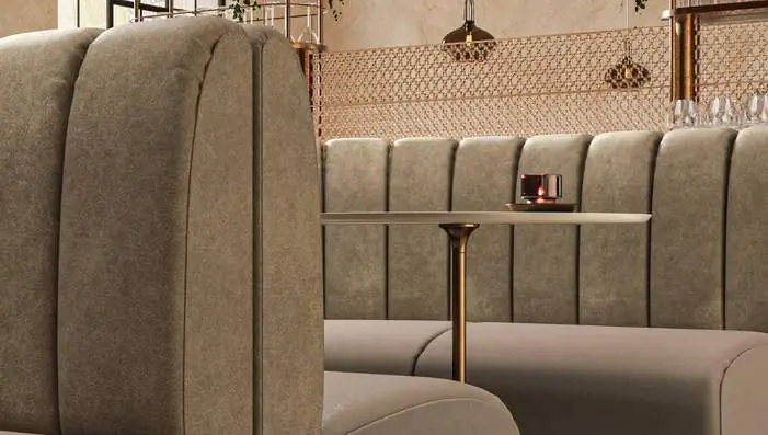 Sekers Dolce Vita Italian leather upholstery collection styled in a luxury interior