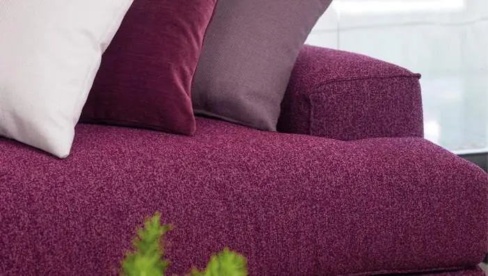 Sekers Garcia recycled bouclé and chenille upholstery fabrics styled in a luxury interior