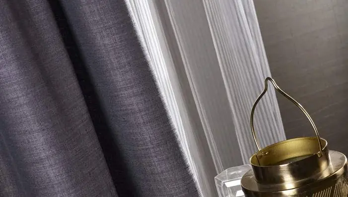 Sekers Ginza drapery and sheer fabrics styled within a luxury hospitality setting