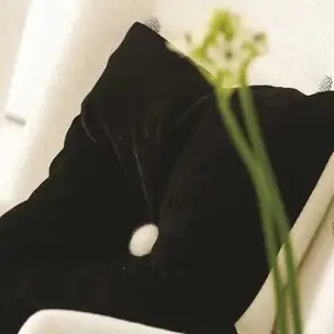 Essentials Black And White Fabric