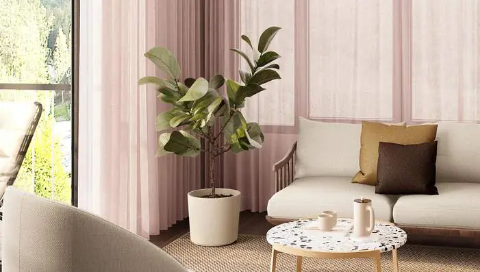 Sekers Tynan textured upholstery fabrics styled in a sophisticated hospitality interior