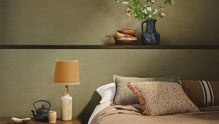 Romo Textured Wallcoverings Vol.II featuring realistic embossed reed, linen and woven fabric textures
