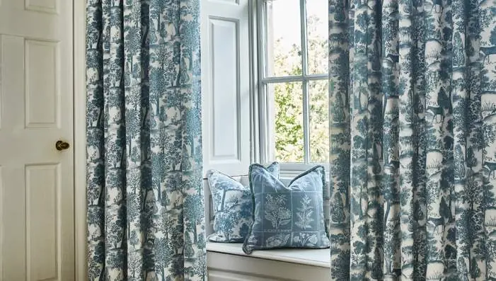 Prestigious Textiles Florence fabrics with Renaissance-inspired floral jacquards and decorative animal motifs