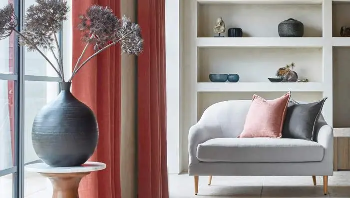 Prestigious Textiles Orla and Otto fabrics with softly textured semi-plain woven surfaces