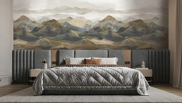 Sketchtwenty3 Geneva wallpaper collection featuring alpine landscapes mountain scenery and refined textured designs