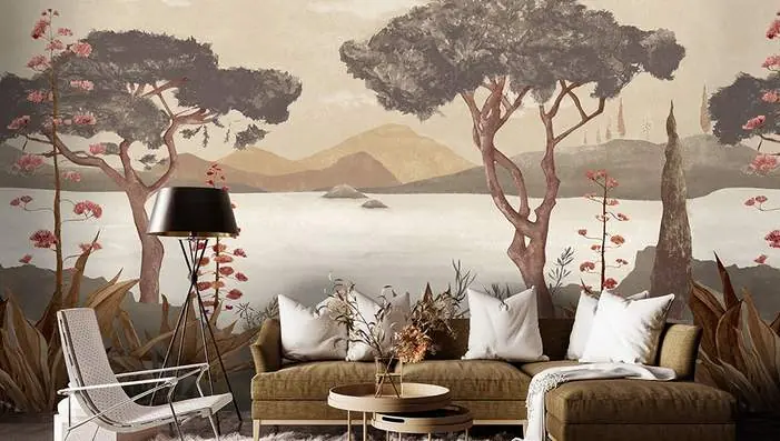 Sketchtwenty3 Valencia wallpaper collection featuring Mediterranean-inspired colour dynamic patterns and textured plains