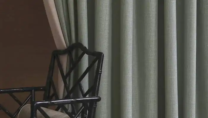 Atelier Saint-Germain Tulum N2 wide-width woven fabric with washed-linen texture and delicate colours
