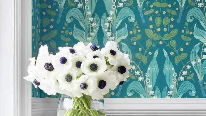 Thibaut Fairhaven botanical wallpaper