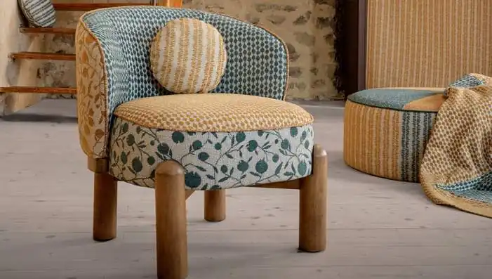 Casal Revelation textured Aquaclean fabric