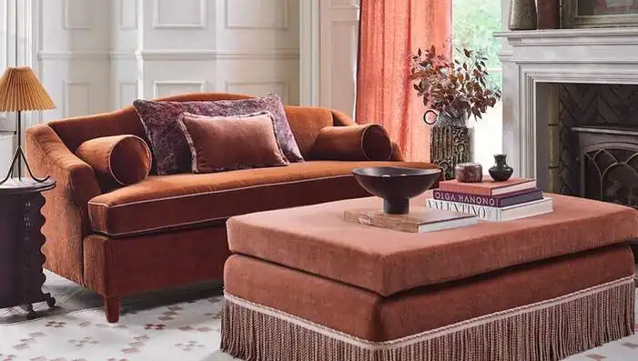Linwood NoMo Merino wool velvet fabric with a soft lustrous pile