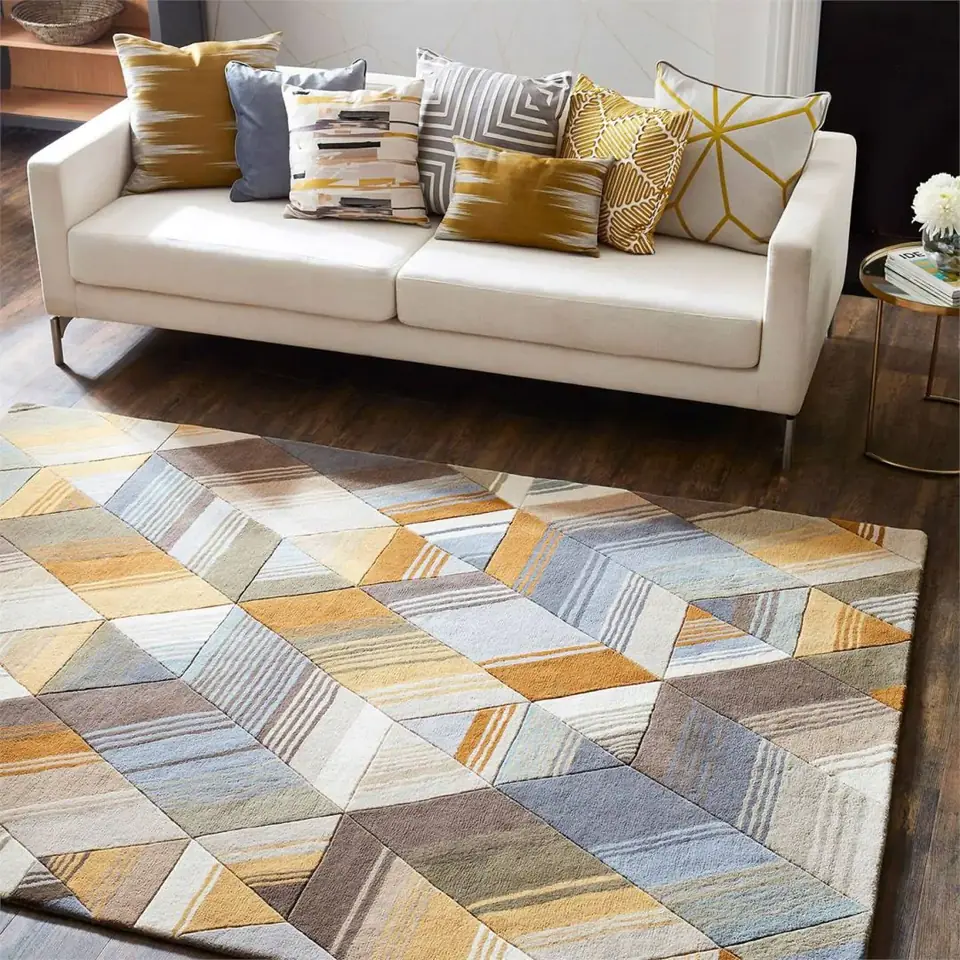 Arccos Ochre Rug by Harlequin 152431