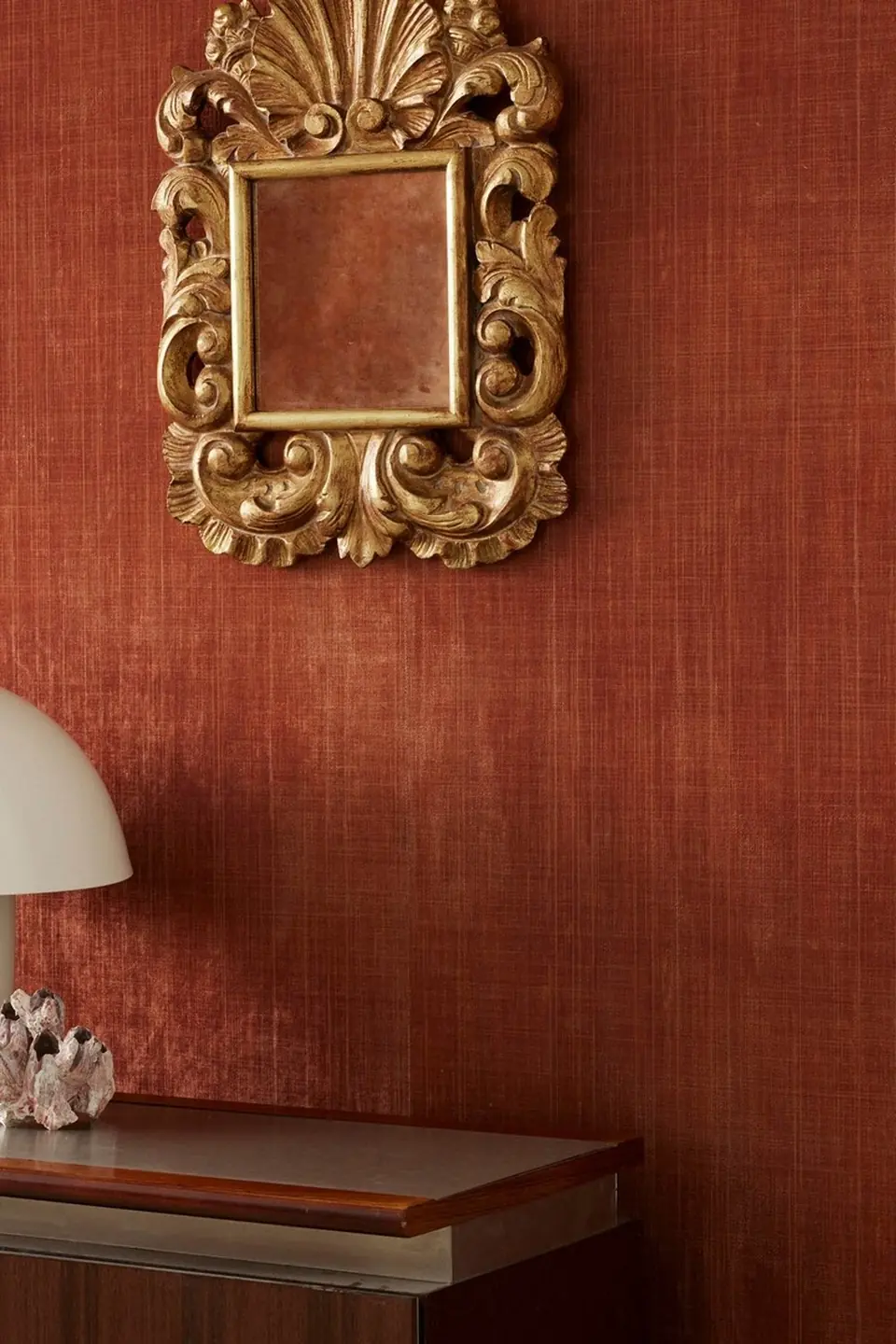Nobilis Murate velvet wallcovering with sculptural draped texture – MRT15