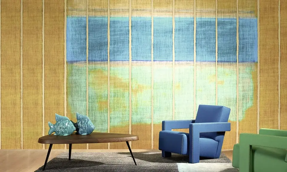 Using Form to Tie Wallpaper and Fabrics together