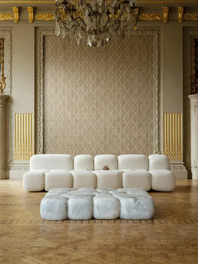 Arte Corium leather wallcovering interior