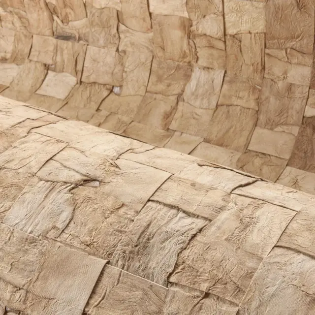 Close-up of a tactile Arte wallcovering