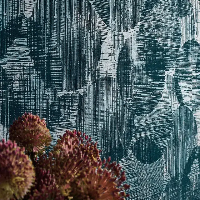 Close-up of Black Edition Otoko Viridian showing raised flock against its textured ground