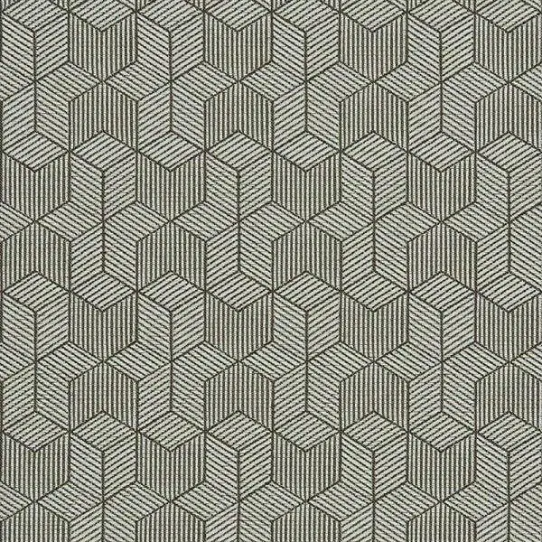 Geometric fabric with repeating three-dimensional cube forms