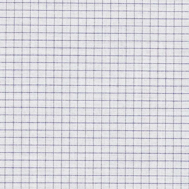 Graph check fabric with fine intersecting horizontal and vertical lines