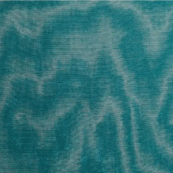 Moire fabric with a rippled watered-silk style surface effect