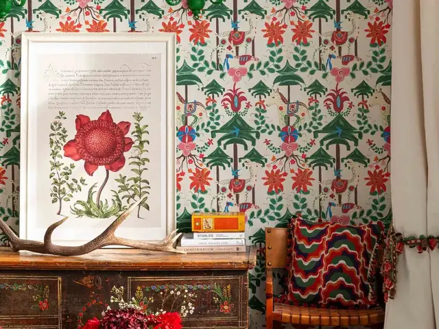 A Woodland Tale wallpaper from the Mind The Gap Transylvanian Rhapsody collection