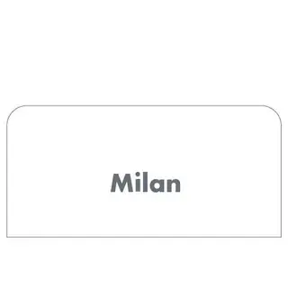 Milan made to measure headboard shape