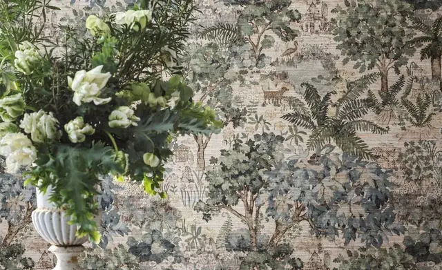 The Stumpery woodland wallpaper by Sanderson