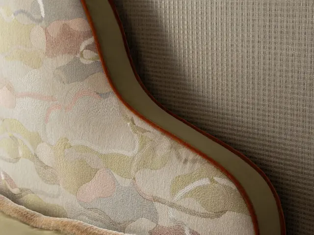 Decorative piping and trimming on upholstered furniture