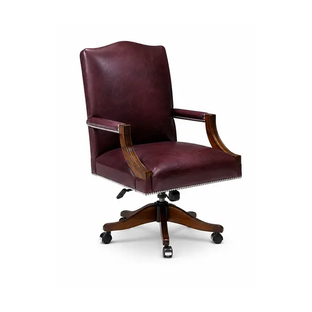 Office chair used as an example for estimating upholstery fabric