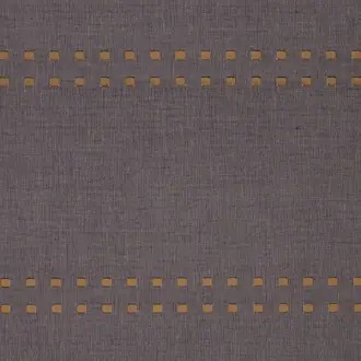 Studs & Stripes Horizontal Brass on Oxford Linen 5875-H