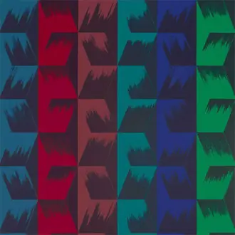 Rhombi Stripe 333030
