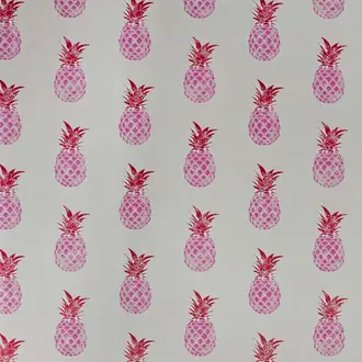 Pineapple Wallpaper Red / Pink