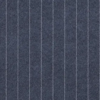 Savile Suiting Pin Stripe White on Blue 4477