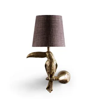 Toucan Wall Light - Left TWL130 French Brass