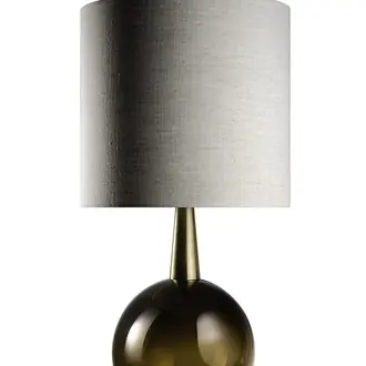 Bishop Lamp GLB79 Cedar With Brass Collar