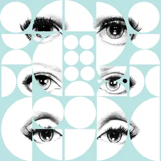 Eyes And Circles Blue WP20086