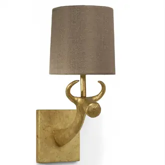 Cow Wall Light TWL78 Gold
