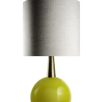 Bishop Lamp GLB79 Egg Yolk With Brass Collar