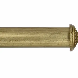Byron & Byron Manor 45mm Antiqued Gold Curtain Pole Victoria Finial
