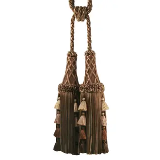 11" Orsay Silk Double Tassel Tieback 988-34610-10