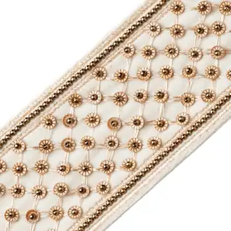 Trellis Beaded Border BT-60334-19
