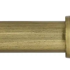 Byron & Byron Manor 55mm Antiqued Gold Curtain Pole Brunswick Finial