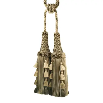 11" Orsay Silk Double Tassel Tieback 988-34610-14