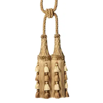 11" Orsay Silk Double Tassel Tieback 988-34610-15