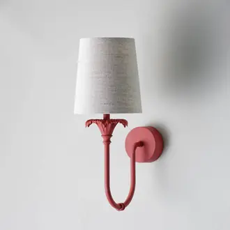 Edith Wall Light TWL118 Indian Red Lighting