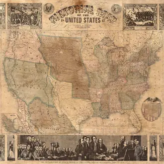 Pictorial Map Of The U.S. R11431