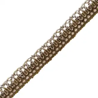 1.25" Le Musee Silk Scalloped Braid 982-27893-668