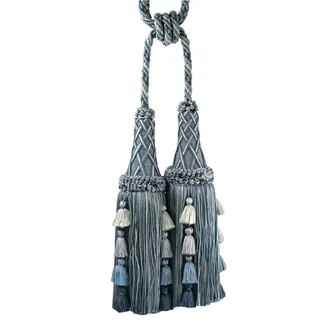 11" Orsay Silk Double Tassel Tieback 988-34610-5